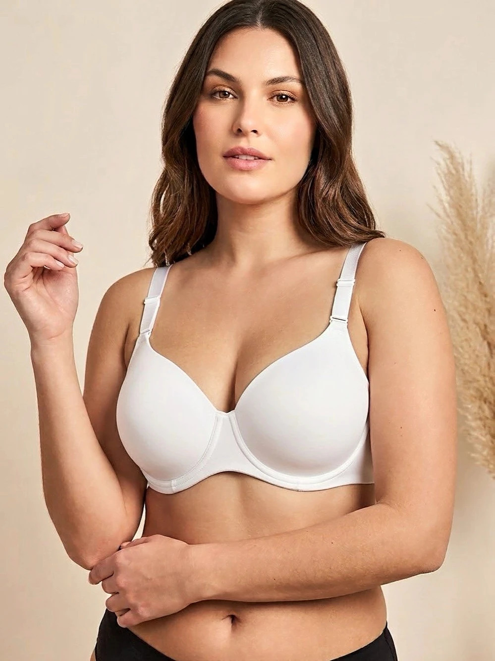 NWT Maidenform One Fab Fit 38DD White Demi T-Shirt Underwire Bra 07959